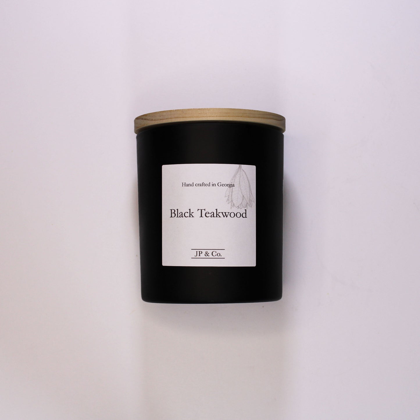 Black Teakwood Candle