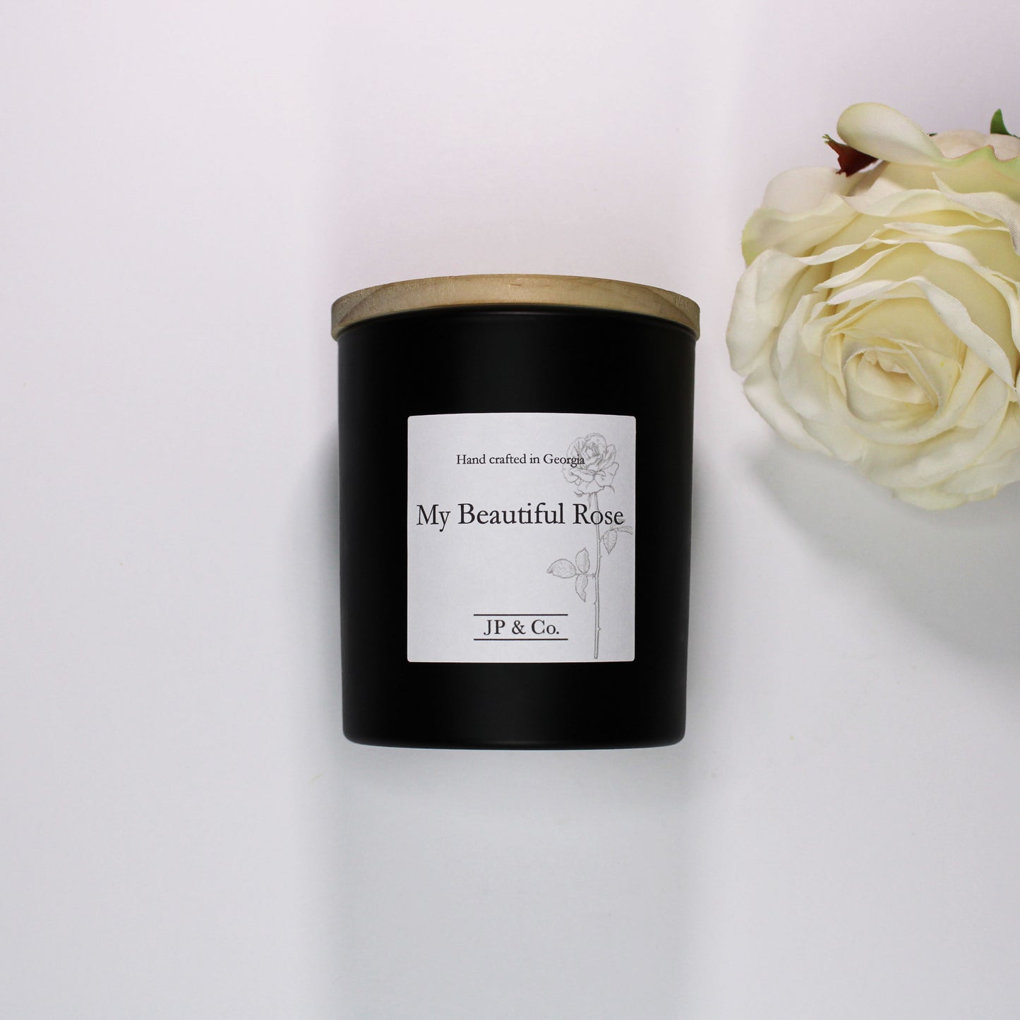 My Beautiful Rose Candle