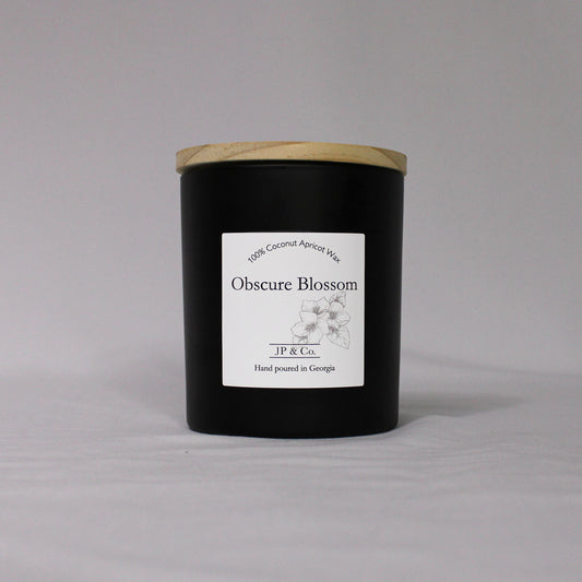 obscure blossom high end luxurious candle